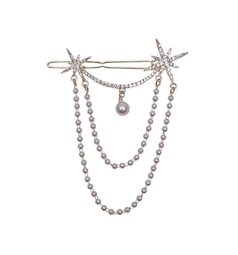 Star Dangling Statement Hair Pin